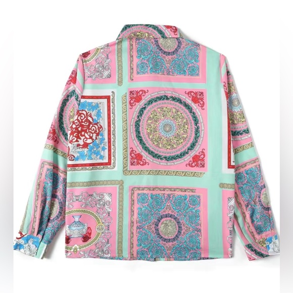 Jane Chic Designs Plus Size Sublimation Blouse - Picture 6 of 9